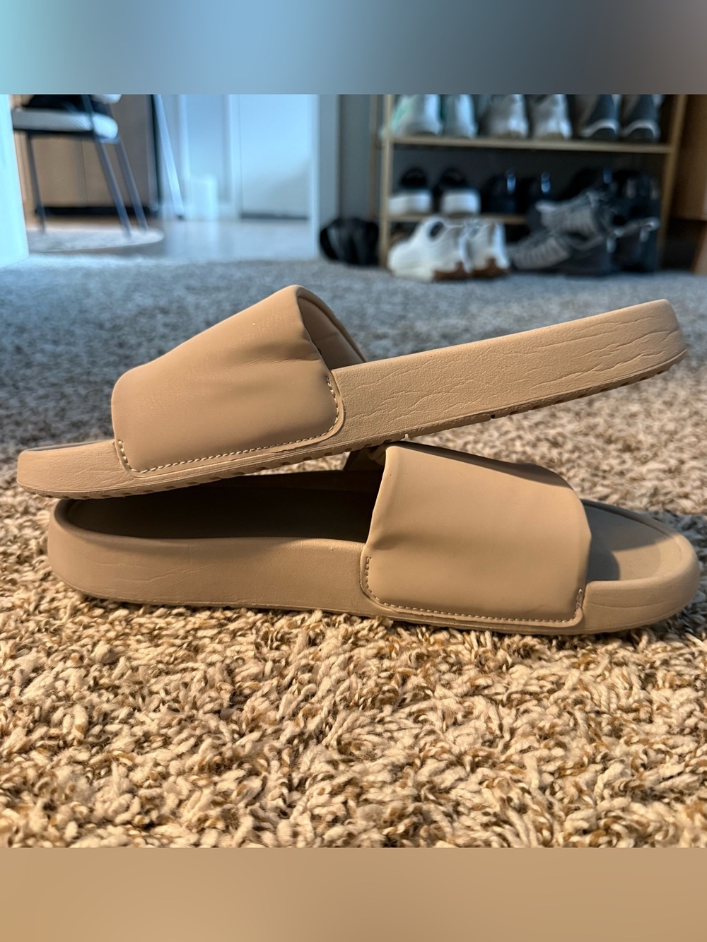 Target Beige Slide Sandals